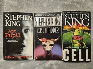 Lot Of 3 Stephen King Paperback Books - Picture 1 of 4
