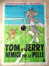 MANIFESTO POSTER AFFICHE MOVIE CINEMA TOM E JERRY NEMICI PER LA PELLE CARTOONS 2