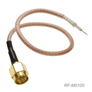 6-inch SMA Male to Open-end RG316 50Ω RF Coaxial Pigtail Cable - Zdjęcie 1 z 2