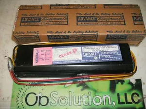 ADVANCE VM-2SP20-TP 277 VOLT (2)F20T12 RAPID START BALLAST VM2SP20TP - LOT OF 2 - Picture 1 of 1