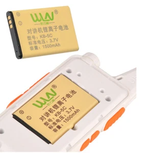NEW Original Walkie Talkie Li-ion Radio Battery 3.7V 1500mAh for WLN KD-C1 RT22 - Zdjęcie 1 z 6