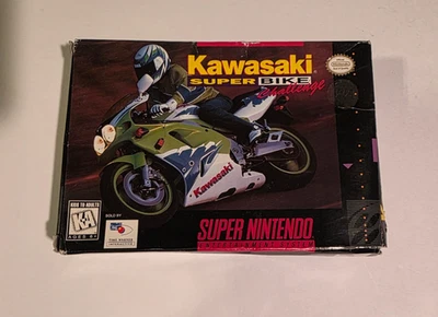 Kawasaki Superbike Challenge (Super Nintendo SNES, 1994) ☆ Authentic ☆ - Image 1 of 4