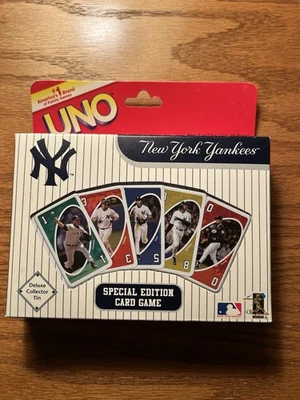 2003 UNO SPECIAL EDITION CARD GAME/ NEW YORK YANKEES/ DELUXE COLLECTOR TIN - Image 1 of 4