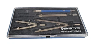 Vintage Staedtler Mars Masterbow Drafting Set in Original Case 1980s - Picture 1 of 7