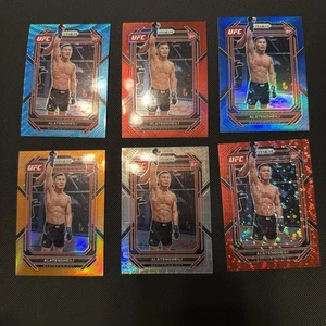 2023 Panini Prizm UFC Alatengheili Rookie Prizm Lot Pandora Red Disco Orange RC - Bild 1 von 14