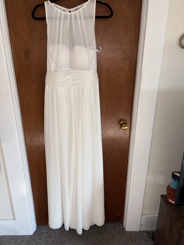 OFF WHITE Abito da sposa Levkoff bianco sporco taglia 12