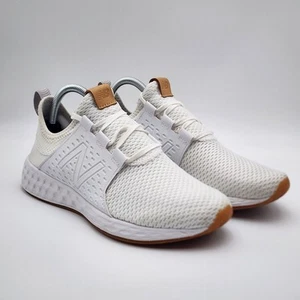 New Balance Fresh Foam Cruz V1 White Athletic Comfort Sneakers Mens Size 8.5 - Picture 1 of 9