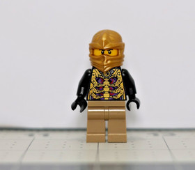 LEGO Ninjago Overlord Golden Master Minifigure (70728 brown pants)
