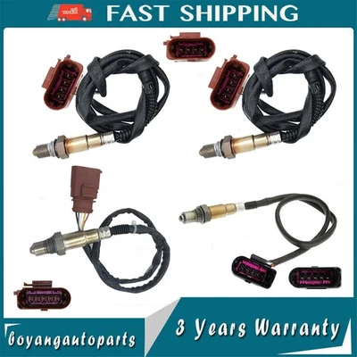 For 2013-2018 Audi S6 S7 S8 4.0L V8 Turbocharged Set of 4 Up+Down Oxygen Sensor - Imagem 1 de 4