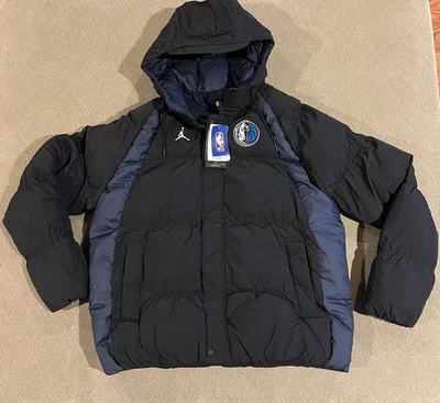 Chaqueta Jordan Dallas Mavericks Statement Puffer Negra Para Hombre Talla L DN9772-426 Foto 1 de 4