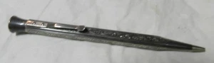 Vintage 900 Silver Mechanical Pencil with Fancy Scroll Designs along edges - Picture 1 of 6