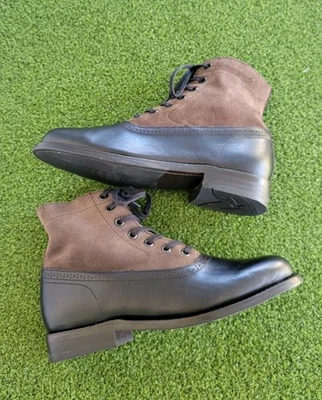 Botas WOLVERINE Marcelle ~ Colección 1000 Millas ~ Cuero/Gamuza Dos Tonos ~ 7.5B Foto 1 de 4