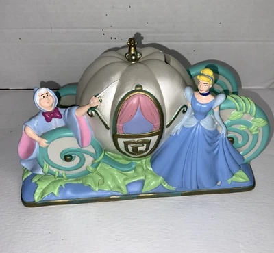 Disney Collectible. Cinderella piggy bank with slots for money. - Image 1 of 4