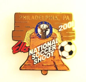 ELKS Club Association Pin National Soccer Shoot 2001 Philadelphia Pennsylvania - Picture 1 of 5