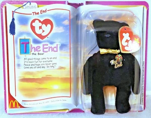 TY ORIGINAL TEENIE BEANIE McDonald’s Promozione The End the Teddy Bear - Foto 1 di 8