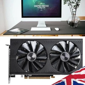 RX 580 8GB Graphics Card PCI-E 3.0 0x16 PC Video Card GDDR5 256-Bit for Gaming - Picture 1 of 12