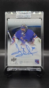 2023-24 Upper Deck Clear Cut Sweet Shot Blue Auto Henrik Lundqvist 17/25 Rangers - Picture 1 of 1