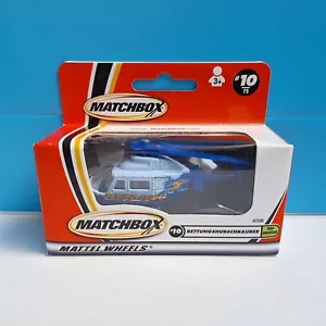 Matchbox #10 Rescue Chopper RETTUNGSHUBSCHRAUBER - Picture 1 of 1