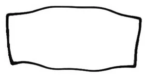 NEW! 1967-1968 Mustang Rear Window Weatherstrip Gasket Best Quality Fastback - Picture 1 of 7
