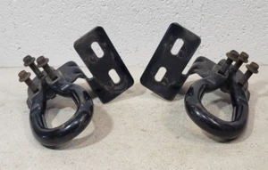 2008 2009 2010 Ford F250 F350 Super Duty LH & RH Front Tow Hook Set OEM - Picture 1 of 9