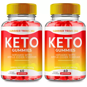 (2 Pack) Summer Trims 360 Keto ACV Gummies, Weight Loss Gummy (120 Gummies) - Picture 1 of 3