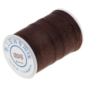 1 Roll 60m Length Polyester Strong Sewing Waxed Thread - Picture 1 of 13