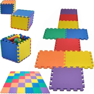 18PCS KIDS BABY EVA INTERLOCKING SOFT FOAM ACTIVITY PLAY MAT SET TILES FLOOR MAT - Picture 1 of 1