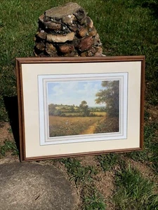 Vintage COLIN MAXWELL PARSONS Windsor Art ARTIST PROOF Litho Poppy Field ❤️sj8j - Picture 1 of 12