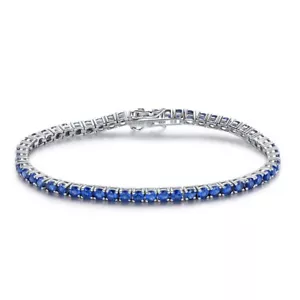 Tanzanite Bracciale 925er Argento Simbolo Gioiello Nuovo - Foto 1 di 1