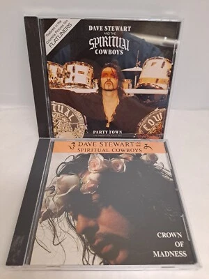 Dave Stewart   PROMO CD LOT  Party Town  -  Crown of Madness Like new! Foto 1 de 4