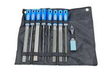 Feilen Raspeln Set 9-tlg. Satz Raspel Flach-Rund-Dreikant-Vierkant-Feile
