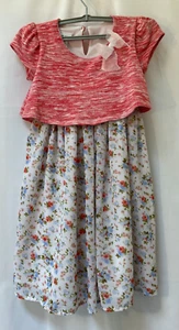 Abito Bonnie Jean - Età 6 - Rosa Floreale - Foto 1 di 4