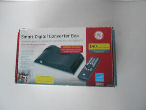 GE 23333 Smart Digital-To-Analog TV Converter Box w/Remote Control  VGC