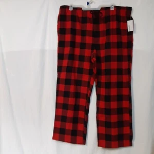 NEW Mens Flannel Sleep Pants Sonoma Goods For Life, Red Plaid, Size XL Tall - Picture 1 of 2