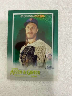 2020 TOPPS CHROME ALLEN & GINTER NOAH SYNDERGAARD #196 96/99 - Image 1 of 2