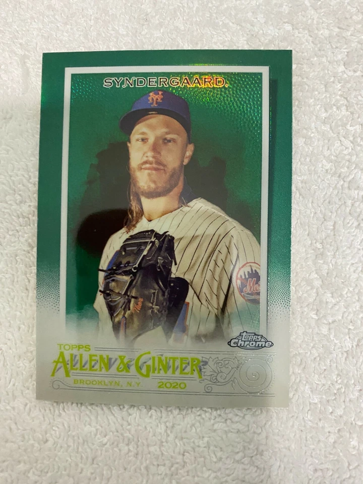 2020 TOPPS CHROME ALLEN & GINTER NOAH SYNDERGAARD #196 96/99 - Image 1 of 2