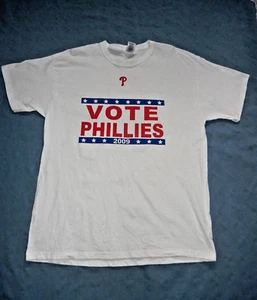 Jerzees MLB Philadelphia Phillies 2009 "VOTE PHILLIES" All-Star Game XL Shirt - Picture 1 of 8