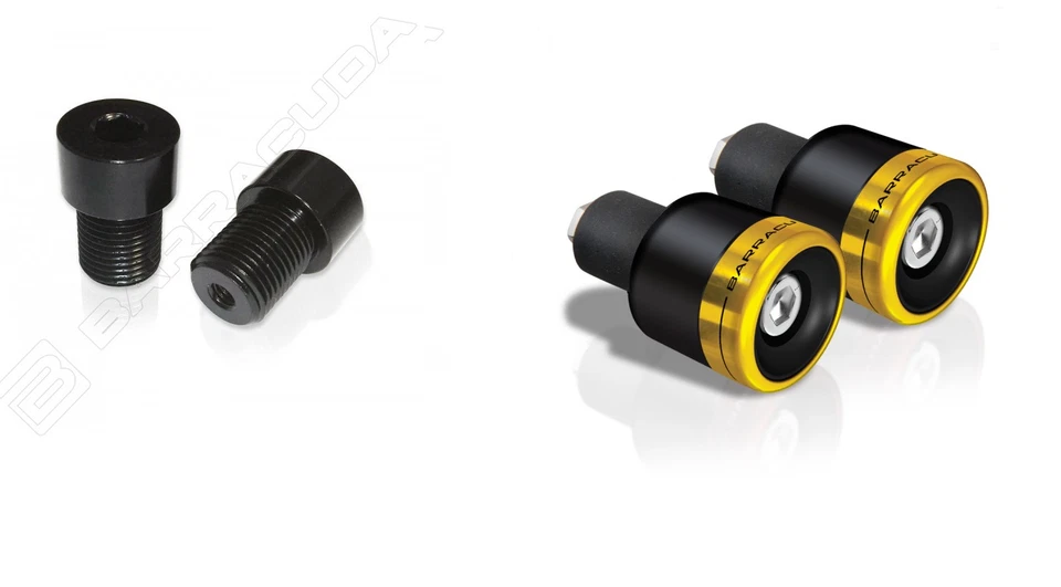 Barracuda Contrappesi Universali B Lux Oro Adattatore Kawasaki 636 2007 2008