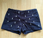 Ralph Lauren Polo Shorts Mini XS Gr. 2 Dunkel BLAU Weißes Pony Sommer Low Rise
