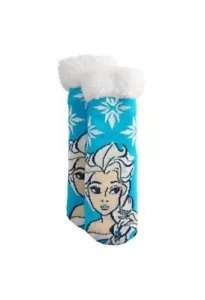 Disney Frozen 2 Girls 4-16 Cozy Warmer Slipper Socks Size 9-11 - Picture 1 of 5