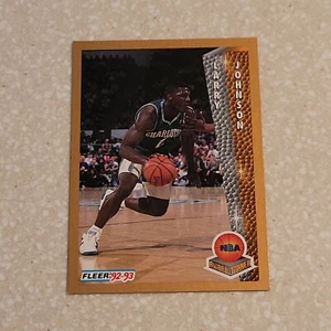 1992 1993 FLEER BASKETBALL CARD LARRY JOHNSON AWARD WINNER #247 - Picture 1 of 2