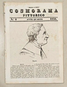 COSMORAMA PITTORICO 1838 BIGONI PALAZZO FARNESE PARMA - Imagen 1 de 1