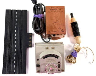 vtg Aurora 10v DC power pack transformer w/ push controller remote UNTESTED whee - Image 1 of 4