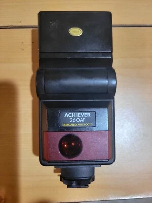 ACHIEVER 260AF Dedicated Autofocus Accessory FLASH *Adjusts 0°-30°-45°-60°-90° - Image 1 of 4