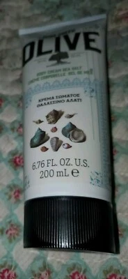 KORRES PURE GREEK OLIVE  BODY CREAM SEA SALT 200ML / 6.76FL.OZ. sealed - Image 1 of 2