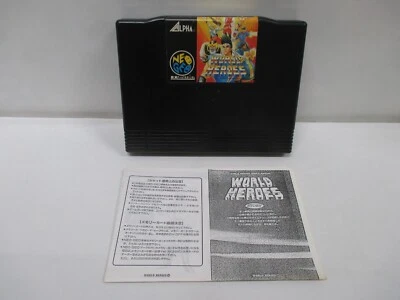 Neo Geo AES -- World Heroes -- Copied manual. JAPAN Game.  12900 - Image 1 of 4