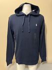 Polo Ralph Lauren Waffle-Knit Pullover Hoodie - Aviator Navy - Large