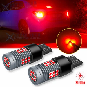 Luz trasera de freno estroboscópico rojo brillante para Honda Civic Accord 7443 - Imagen 1 de 12
