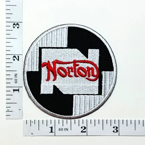 Embroidered Patch - Norton Motorcycles - NEW - Iron-on - Picture 1 of 1