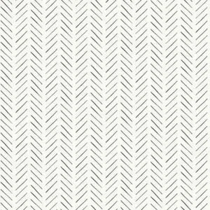 Pick-Up Sticks Black Paper Peel and Stick Repositionable Wallpaper Roll (Covers - Picture 1 of 4